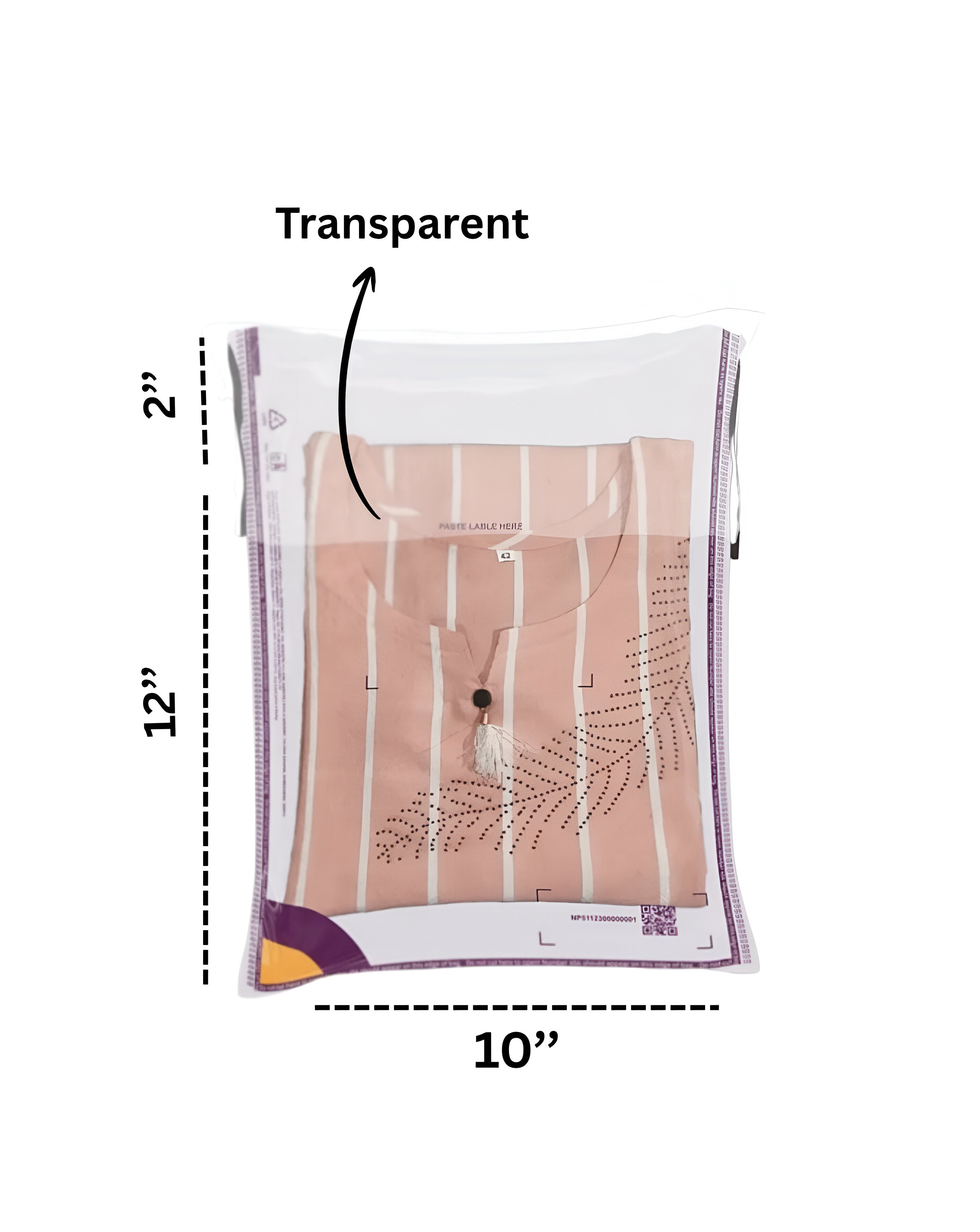 MEESHO TRANSPARENT 10X12 - NON POD