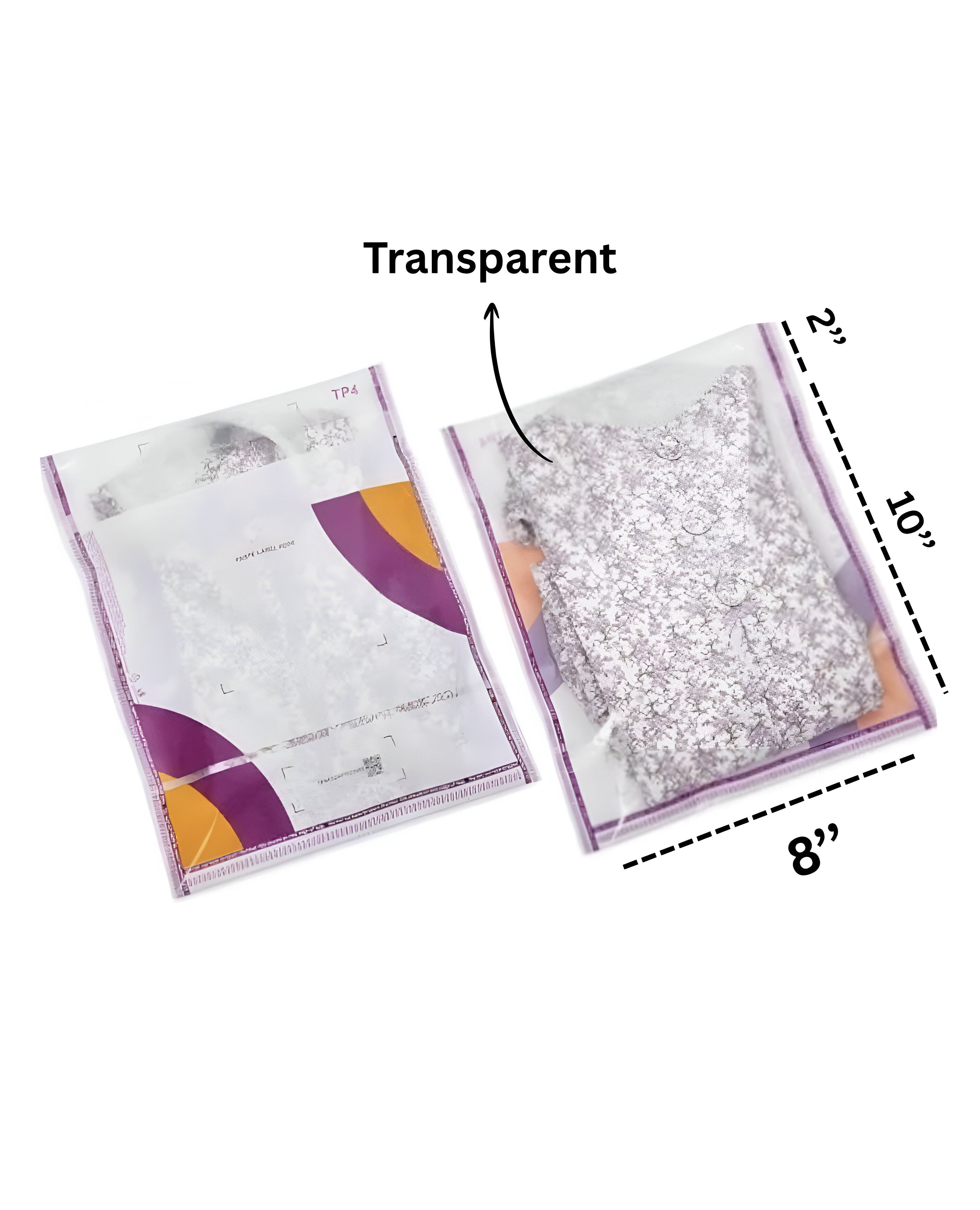 MEESHO TRANSPARENT 8X10- NON POD