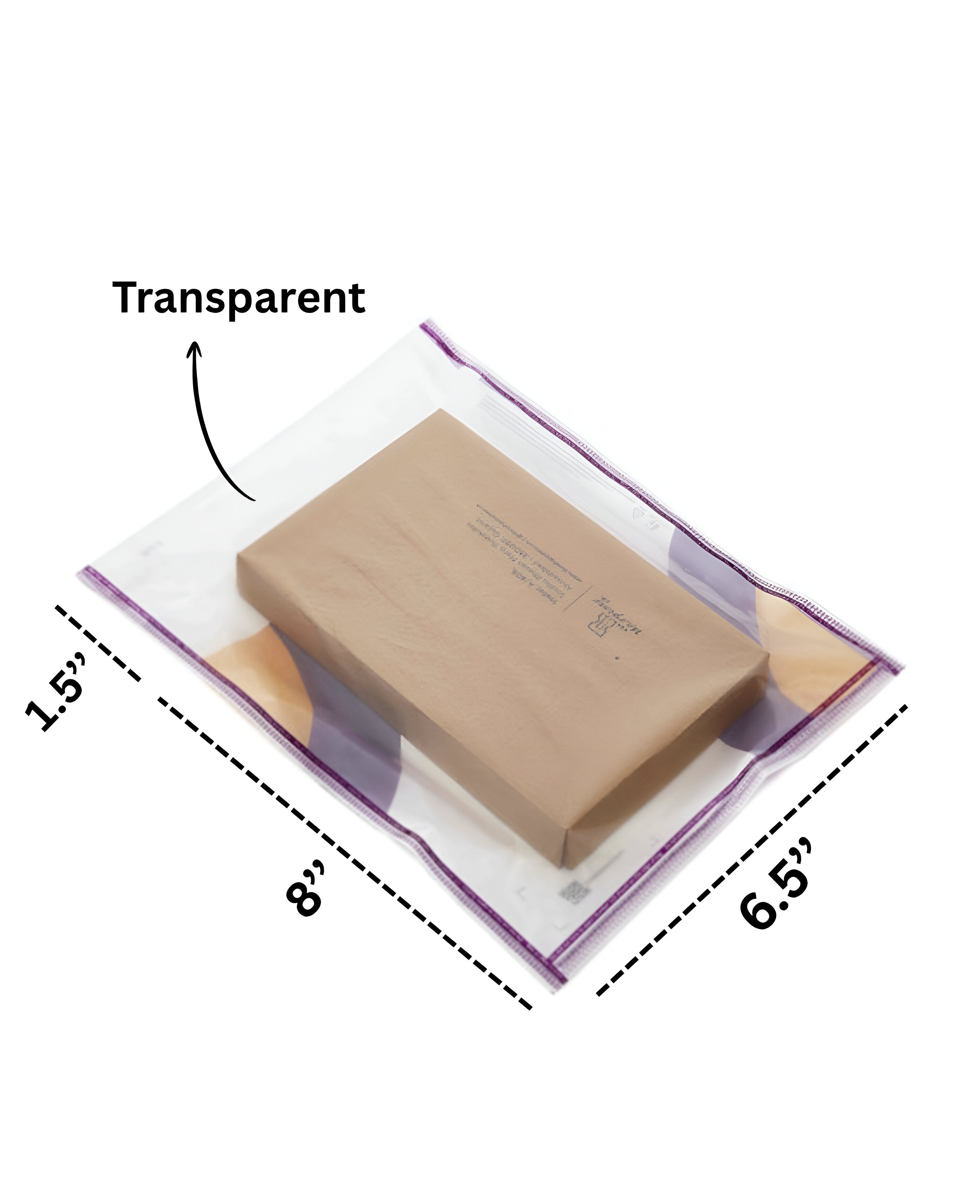 MEESHO TRANSPARENT 6.5X8 - NON POD